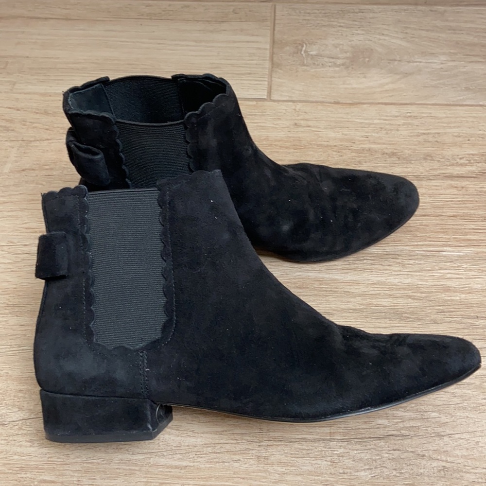 Black Suede Ankle Boots